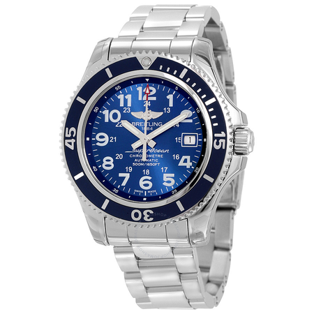 Breitling Superocean II 42 Automaic Mariner Blue Dial Stainless Steel Men's Watch A17365D1-C915-161A