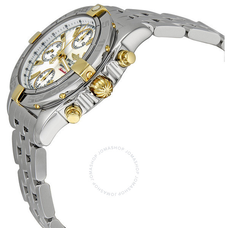 Breitling Chrono Galactic White Dial Chronograph Stainless Steel Men's Watch B13358L2/A700