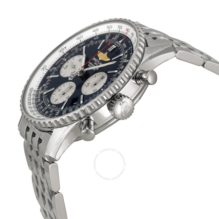 Breitling Navitimer 01 Chronograph Black Dial Men's Watch AB012012-BB01SS AB012012-BB01-447A