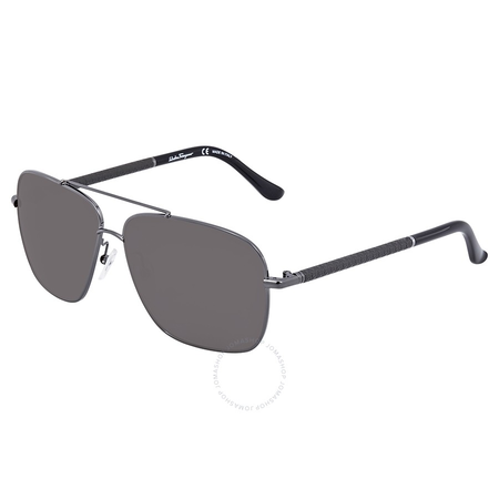 Ferragamo Grey Square Sunglasses SF145S L15 59