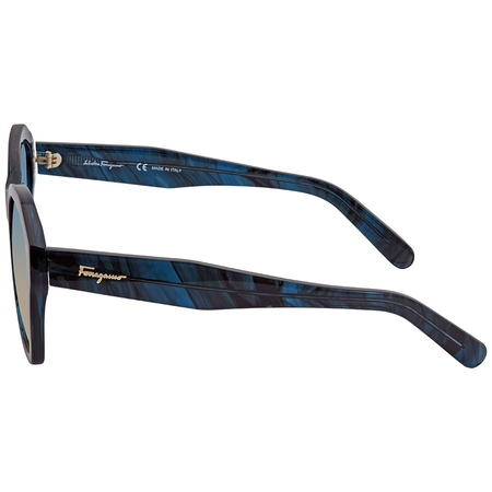 Ferragamo Gradient Blue Butterfly Ladies Sunglasses SF894S40955