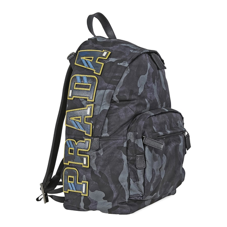 Prada Fabric Backpack- Blue 2VZ066 VH2B02 F0008