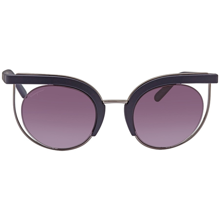 Ferragamo Purple Gradient Cat Eye Ladies Sunglasses SF909S 536 51