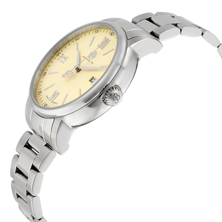 Brooklyn Watch Co. Brooklyn Livingston Classic Swiss Quartz Ivory Dial Men's Watch 101-M1712