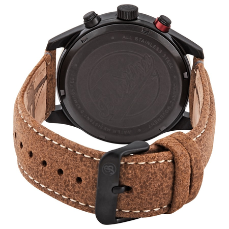 Brooklyn Watch Co. Stuyvesant Chronograph Quartz Black Dial Men's Watch BW-8128-BQ-01-LBRW