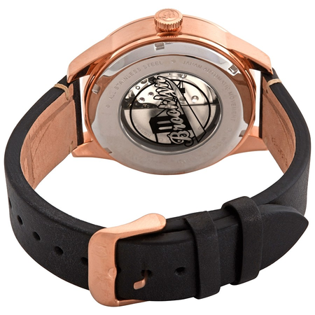 Brooklyn Watch Co. Wyckoff Automatic Black Dial Men's Watch 8353A4