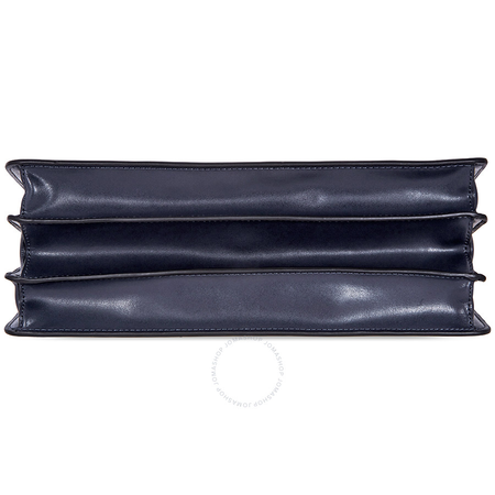 Michael Kors Tatiana Medium Leather Satchel- Navy/ Black 30F8GT0S2T-429