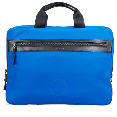 Michael Kors Kent Slim Nylon Zip Briefcase- Blue 33S7LKNA2C