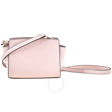 Michael Kors Ladies Leather Selma Light Pink Mini Messenger 32H3GLMC1L-187