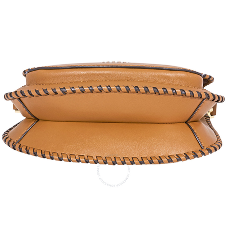 Michael Kors Lillie Medium Leather Messenger Bag- Acorn 30F8G0LM6O-203