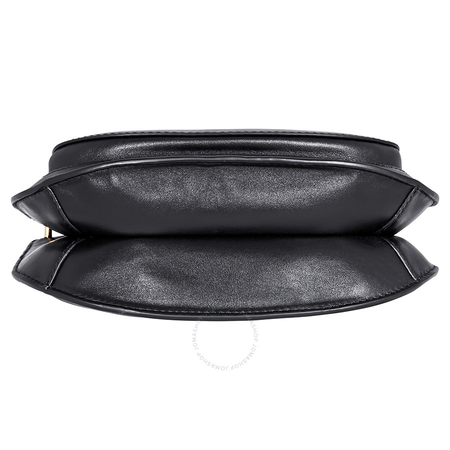 Michael Kors Lillie Medium Leather Shoulder Bag- Black 30F8G0LM2T-001