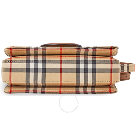 Burberry The Small Vintage Check D-ring Bag- Archive Beige 8010585