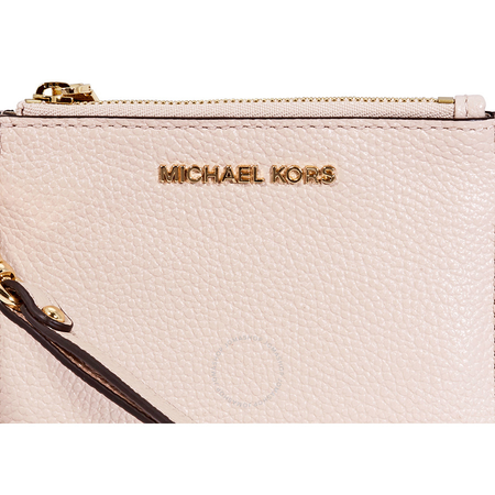 Michael Kors Small Mercer Pebbled Leather Coin Case- Soft Pink 32T7GM9P0L-187