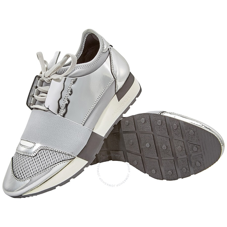 Balenciaga Ladies Race Sneaker Metallic Size 36 (6 US) 500585 W07B1 8100