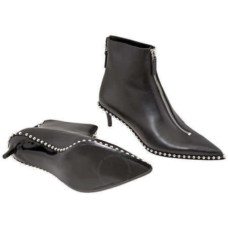 Alexander Wang Womens Eri Kitten Heel Boots Size 38 (8 US) 3028T0028L 001