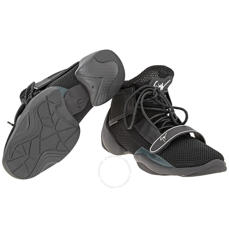 Giuseppe Zanotti Men's Black Basket All Sneakers RU80035/001