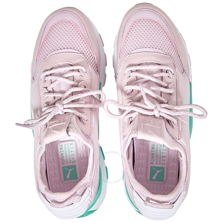 Puma Ladies Pink, Green RS-0 Play Sneakers 36751504 pink/green