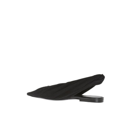 Balenciaga Ladies Knife Black Knif Pointy Sandallogo 500619 W0600