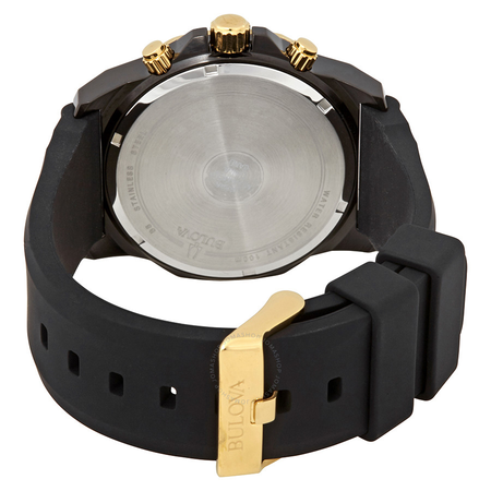 Bulova Marine Star Chronograph Black Dial Men's Watch 98B278