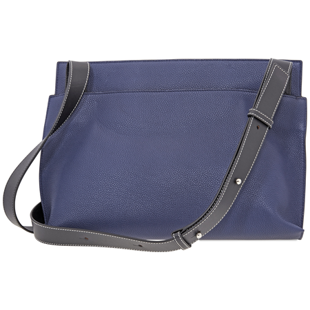 Loewe Men's  T Line Messenger Bag in Indigo 316.12.P37.5814
