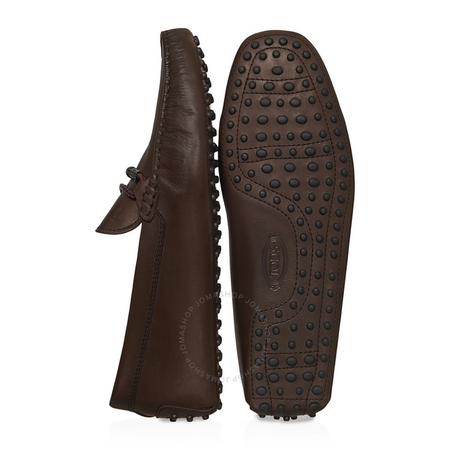 Tod's Men's Dark Brown Semi-Glossy Leather Shoes XXM0GW0L910D90S800
