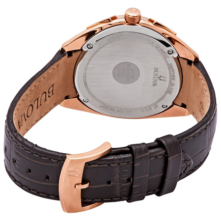 Bulova CURV Collection Chronograph Quartz Brown Dial Men's Watch 97A124
