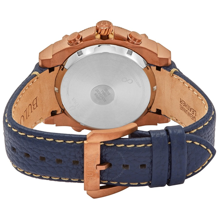 Bulova Precisionist Chronograph Quartz Blue Dial Men's Watch 97B186