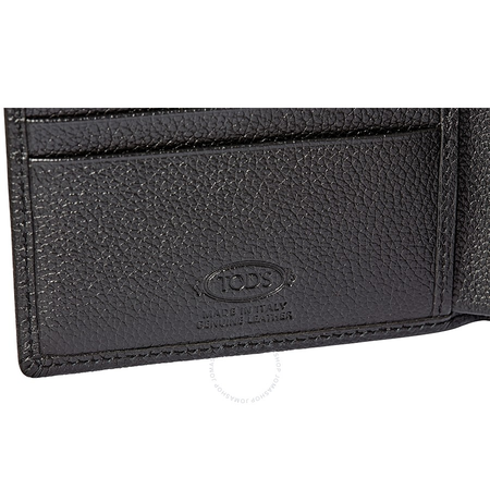 Tod's Men's Billfold wallet Doppia T Black Amu P.Foglio Dopp T XAMAMUC0300SUNB999