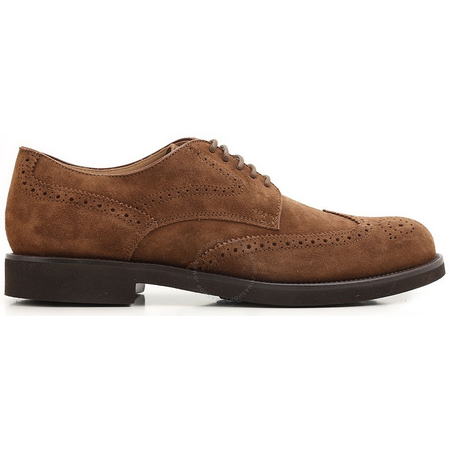 Tod's Men's Classic Brogue Shoes in Light Walnut XXM0WP00C10RE0S818