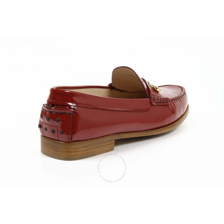 Tod's Womens Patent Leather Loafer in Dark Amaranth XXW0VN0L980OW0R605