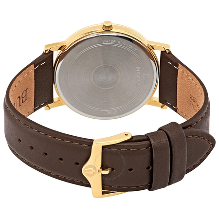 Bulova American Clipper Quartz White Dial Men's Watch 97B183