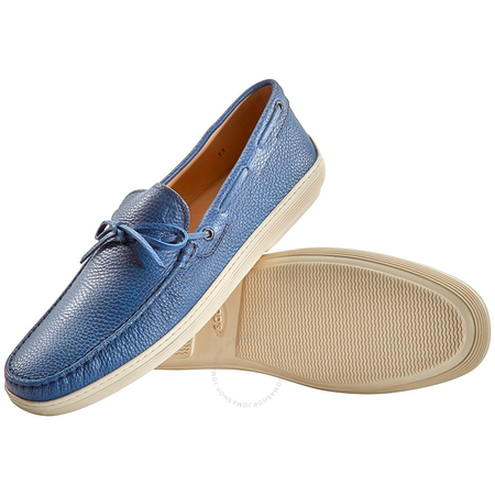 Tod's Men's Grained Leather Loafers in Danube XXM0YT00050NLKU214
