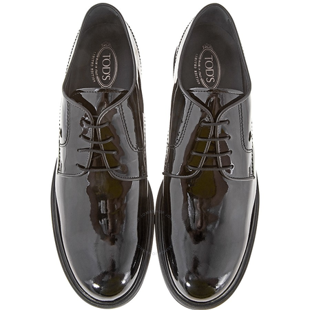 Tod's Men's Distressed Derby Shoes in Black XXM0ZR00C20VE0B999