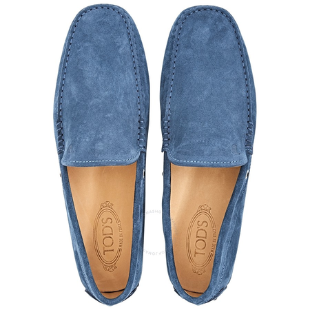 Tod's Men's Driving Shoes in Suede in Abyss XXM0WG0M920RE0T603