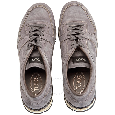 Tod's Men's Nubuck Sneakers in Shadow XXM0XH0Q803FL1B608