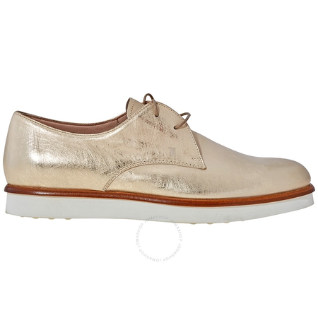 Tod's Womens Lace-Up Shoes in Gold XXW0VS0L150GRSG203