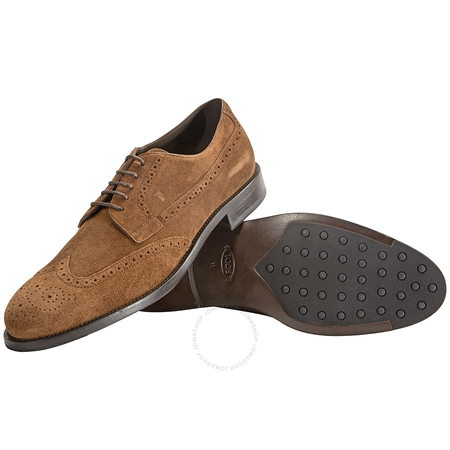 Tod's Men's Brogue Shoes in Dark Caramel XXM0XR0O530SUWC817