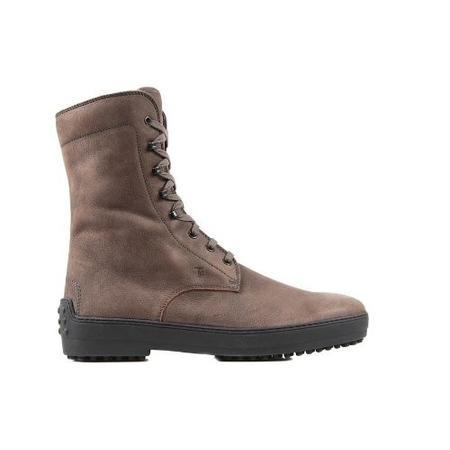Tod's Men's Medium Clay Genuine Leather Ankle Boots Winter Gommino XXM0HW00500FL1B213