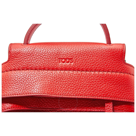 Tod's Ladies Leather Wave Red Wave Backpk Mini Gommini XBWAMRGD101MCLR401