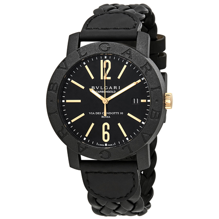 Bvlgari Automatic Black Dial Men's Watch 102632