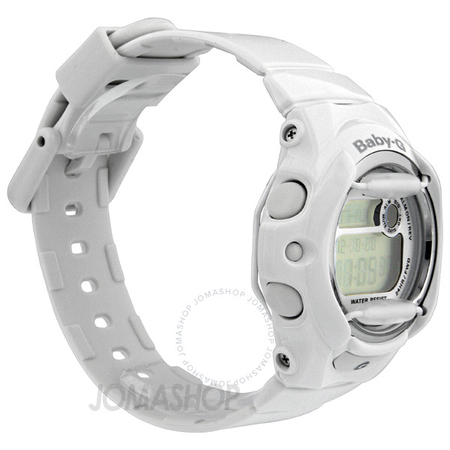 Casio Baby-G White Resin Digital Ladies Watch BG169R-7ACU