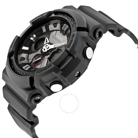 Casio G-Shock Black Dial Resin Men's Watch GA201-1A