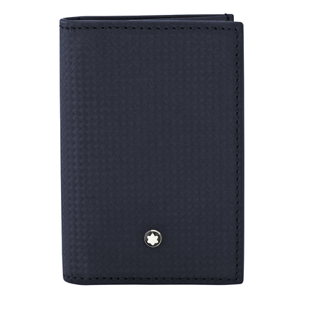 Montblanc Extreme Leather Business Card Holder - Blue 116366