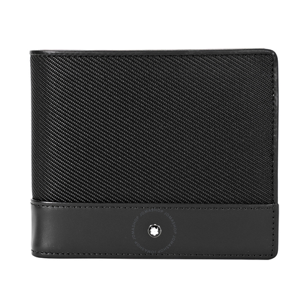 Montblanc Nightflight Bi-Folding Nylon/Leather Wallet 113148