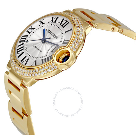 Cartier Ballon Bleu de  Medium 18k Yellow Gold Watch WE9004Z3
