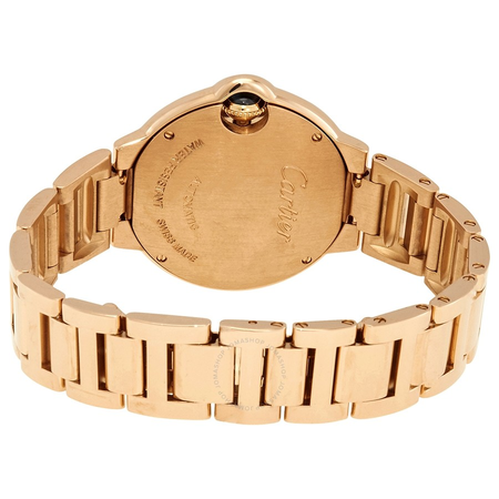 Cartier Ballon Bleu18kt Pink Gold Automatic Diamond Ladies Watch WE902064