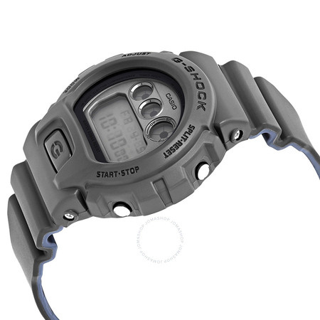 Casio G-Shock Military Grey and Blue Digital Watch DW-6900LU-8CR