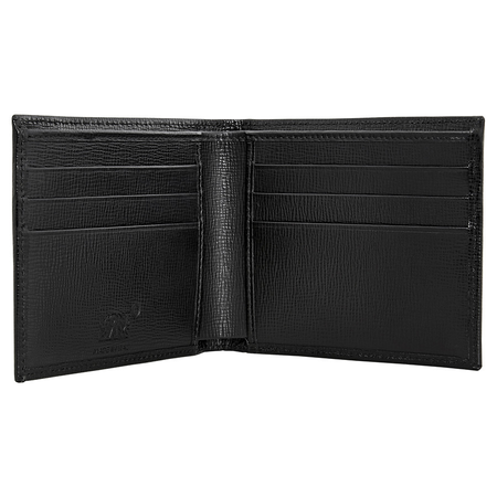 Montblanc 6cc Wallet and 2 cc Pocket Gift Set- Black 116841