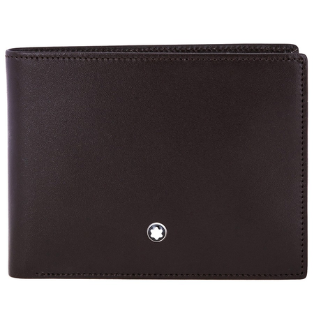 Montblanc Montblanc Meisterstuck Full Grain Leather 6cc Wallet - Brown 114541