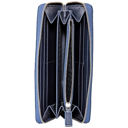 Montblanc Meisterstuck Selection 8CC Zip Wallet- Indigo 112965